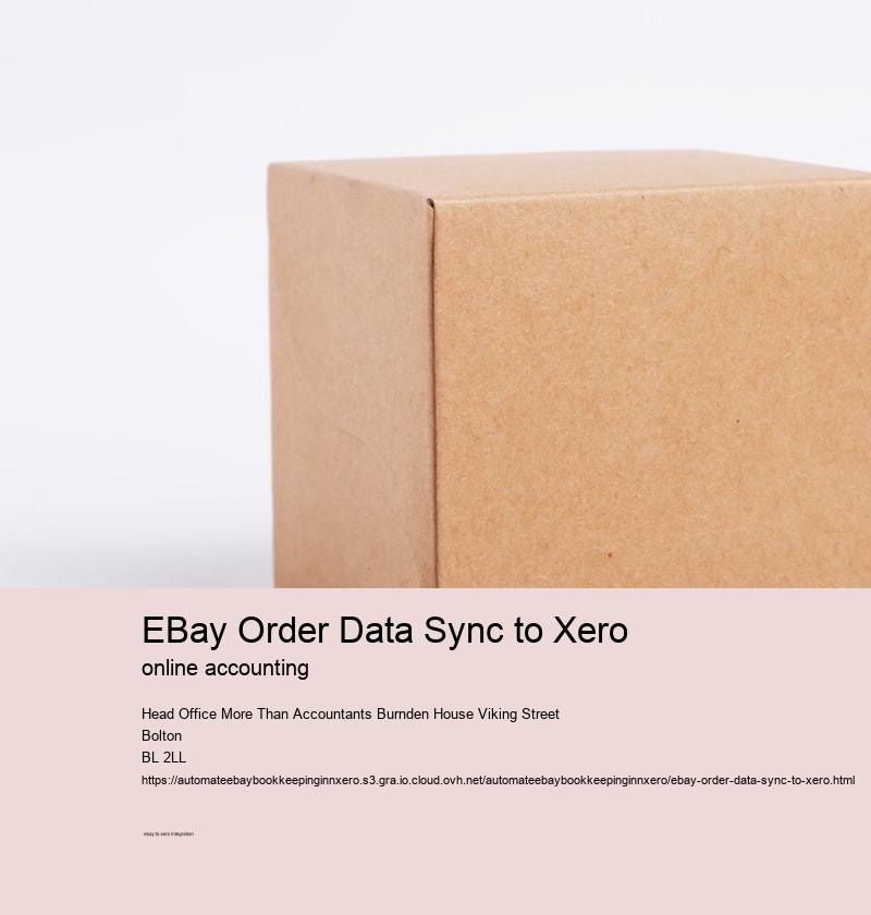 eBay Order Data Sync to Xero