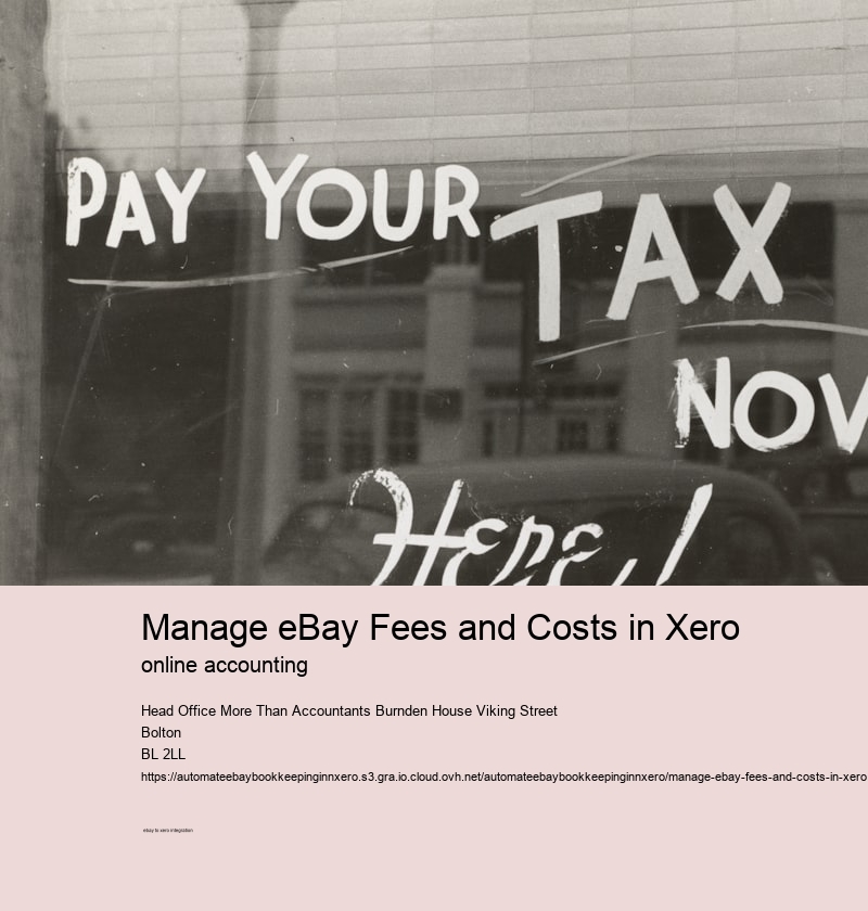 Manage eBay Fees and Costs in Xero